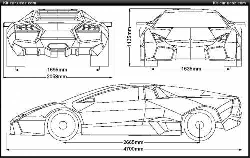 Lamborghini Blueprints